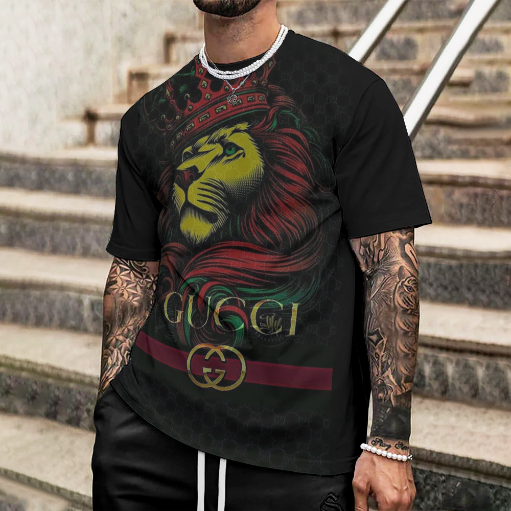 Gucci High Quality Printed Men'S 3D T-Shirt Hoodie-Hp240628038
