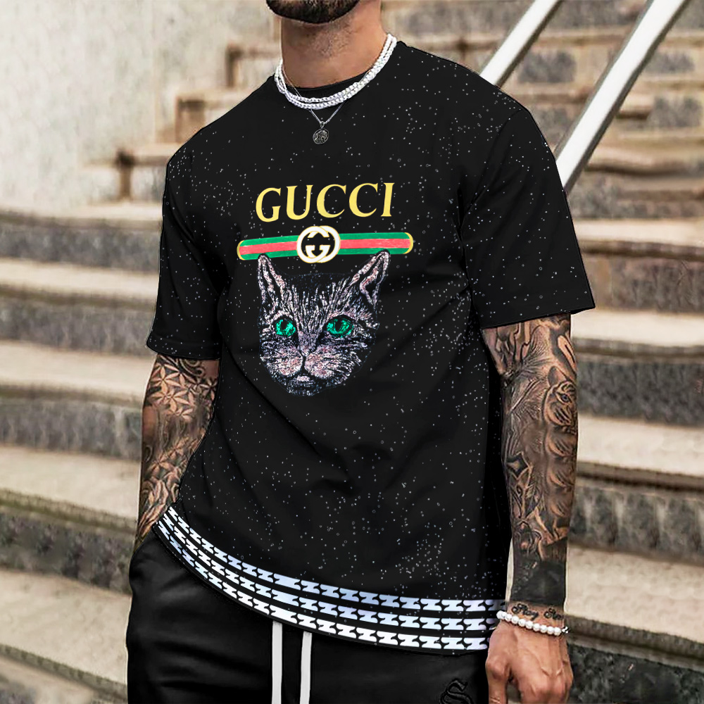 Gucci High Quality Printed Men'S 3D T-Shirt Hoodie-Hp24062804