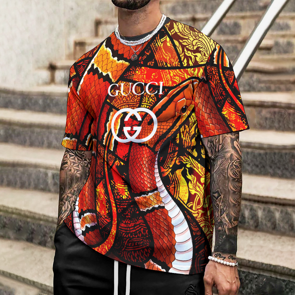 Gucci High Quality Printed Men'S 3D T-Shirt Hoodie-Hp240628040