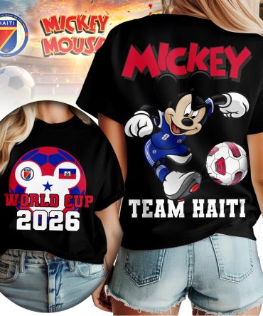 Haiti , Premium Wc26 Mickey Women Shirt