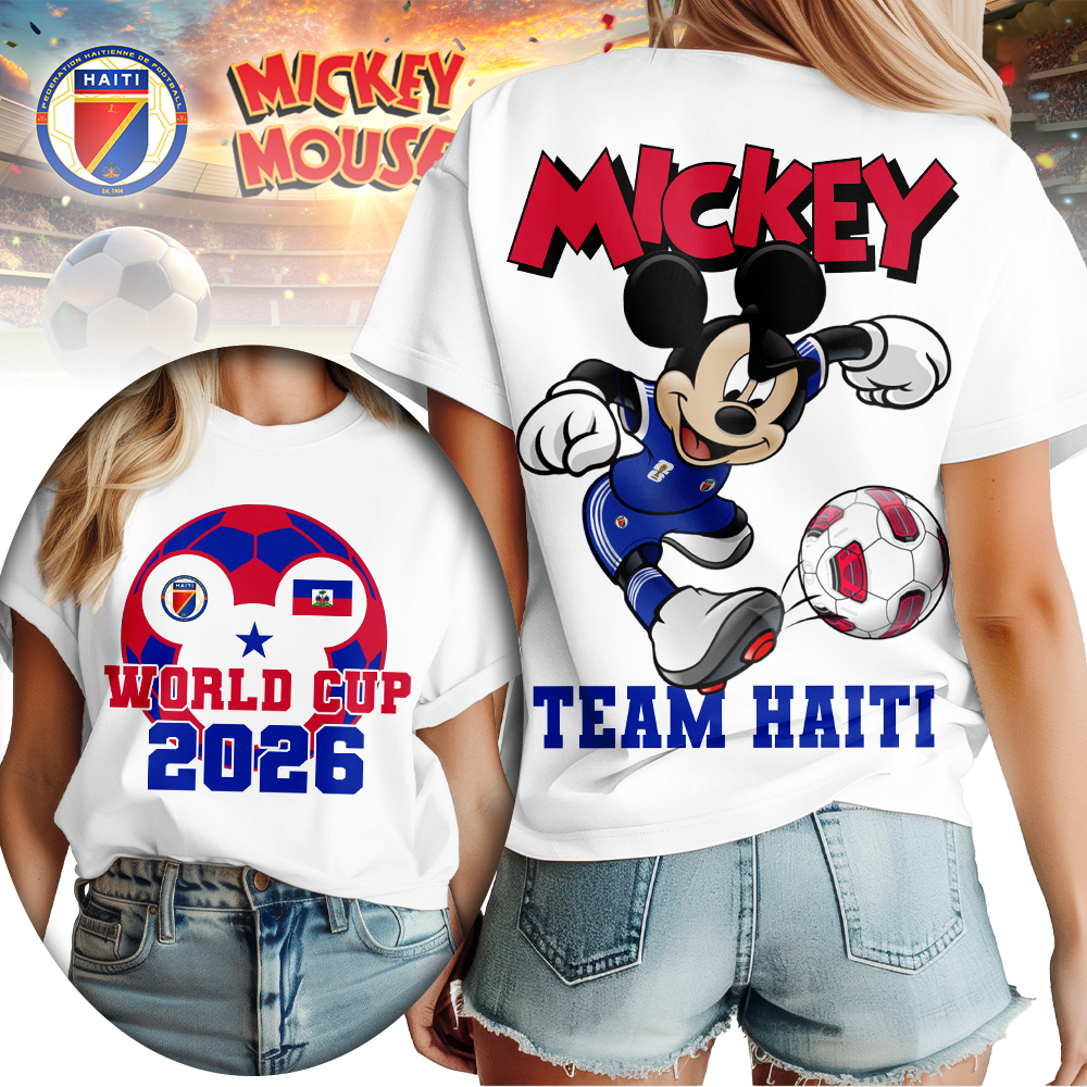 Haiti , Premium Wc26 Mickey Women Shirt