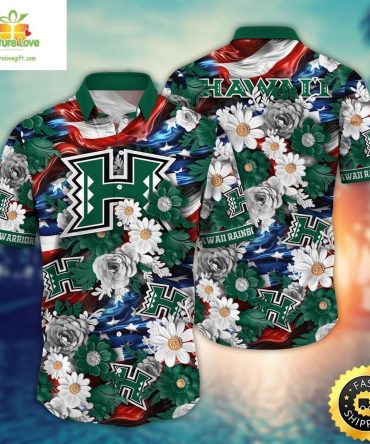 Hawaii Rainbow Warriors Ncaa Shirt Independence Day