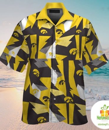 Iowa Hawkeyes Hawaiian Shirt Short Sleeve Aloha Button Up Ver023