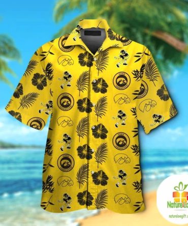 Iowa Hawkeyes Hawaiian Shirt Aloha Short Sleeve Button Up