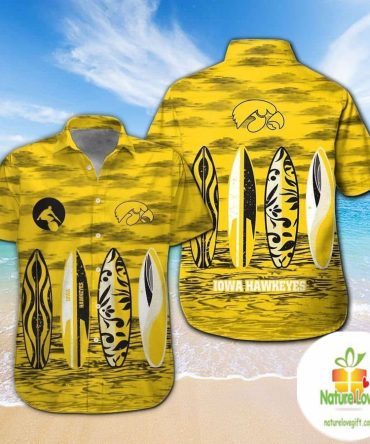 Iowa Hawkeyes Hawaiian Shirt Aloha Short Sleeve Shirts