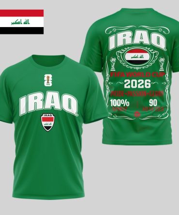Iraq , Premium Wc26 Pride Passion Glory 3D Shirt