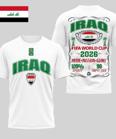 Iraq , Premium Wc26 Pride Passion Glory 3D Shirt