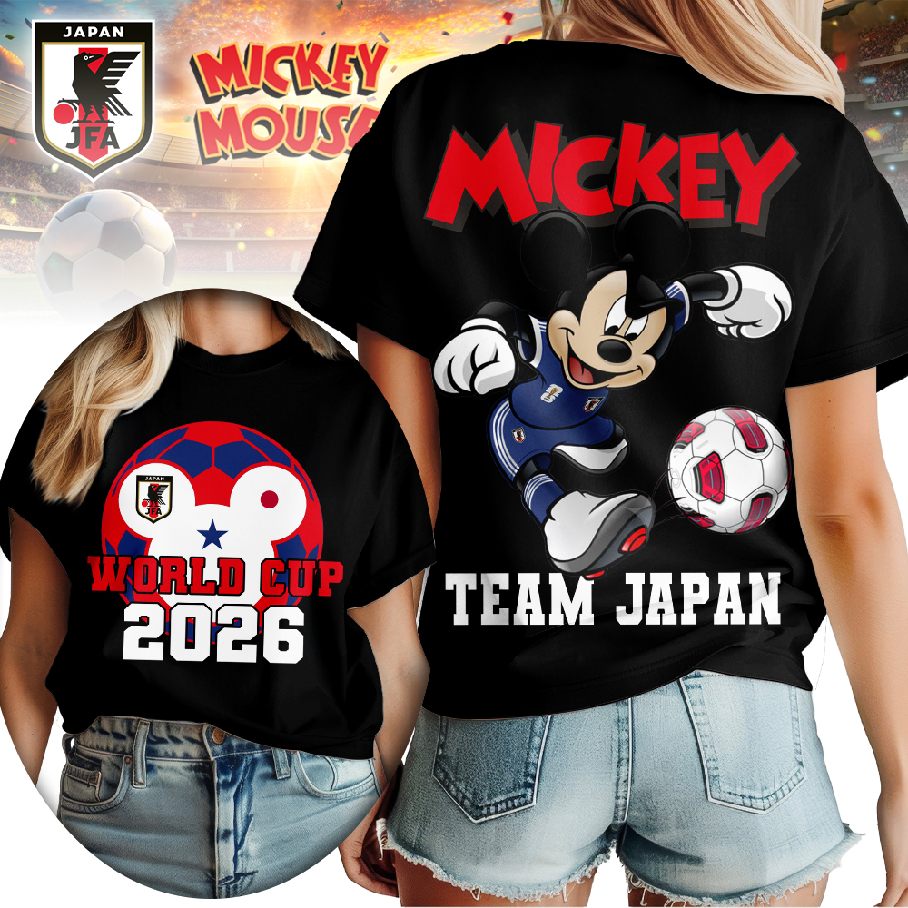 Japan , Premium Wc26 Mickey Women Shirt