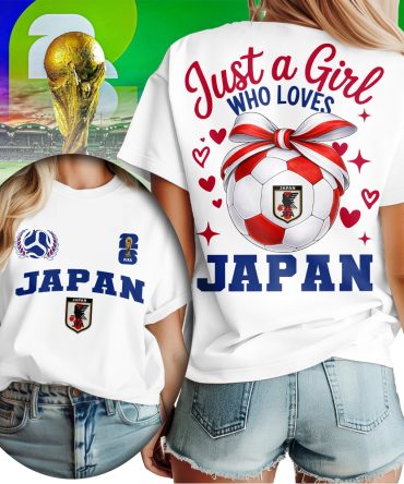 Japan , Premium Wc26 Just A Girl Who Loves Soccer Shirt