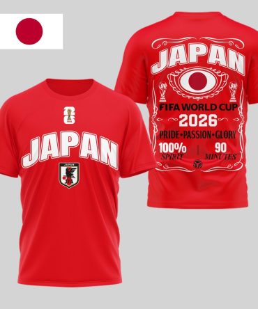 Japan , Premium Wc26 Pride Passion Glory 3D Shirt