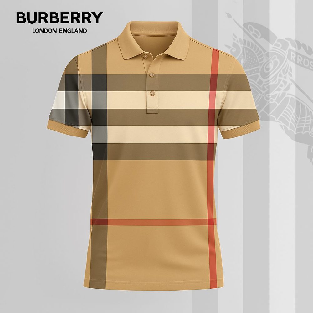 Burberry Printed Men'S Polo-Shirt-Lx-Bbr202501