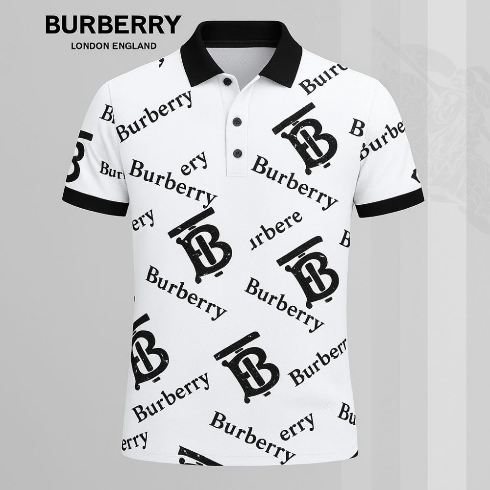 Burberry Printed Men'S Polo-Shirt-Lx-Bbr2025020