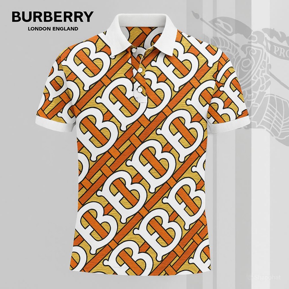 Burberry Printed Men'S Polo-Shirt-Lx-Bbr2025026