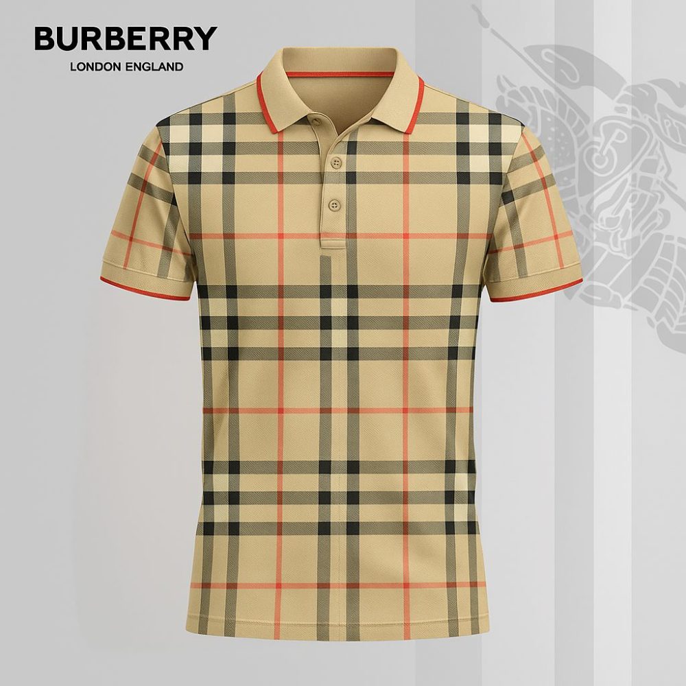 Burberry Printed Men'S Polo-Shirt-Lx-Bbr202503
