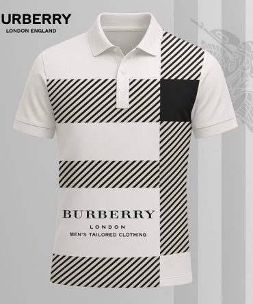 Burberry Printed Men'S Polo-Shirt-Lx-Bbr2025033