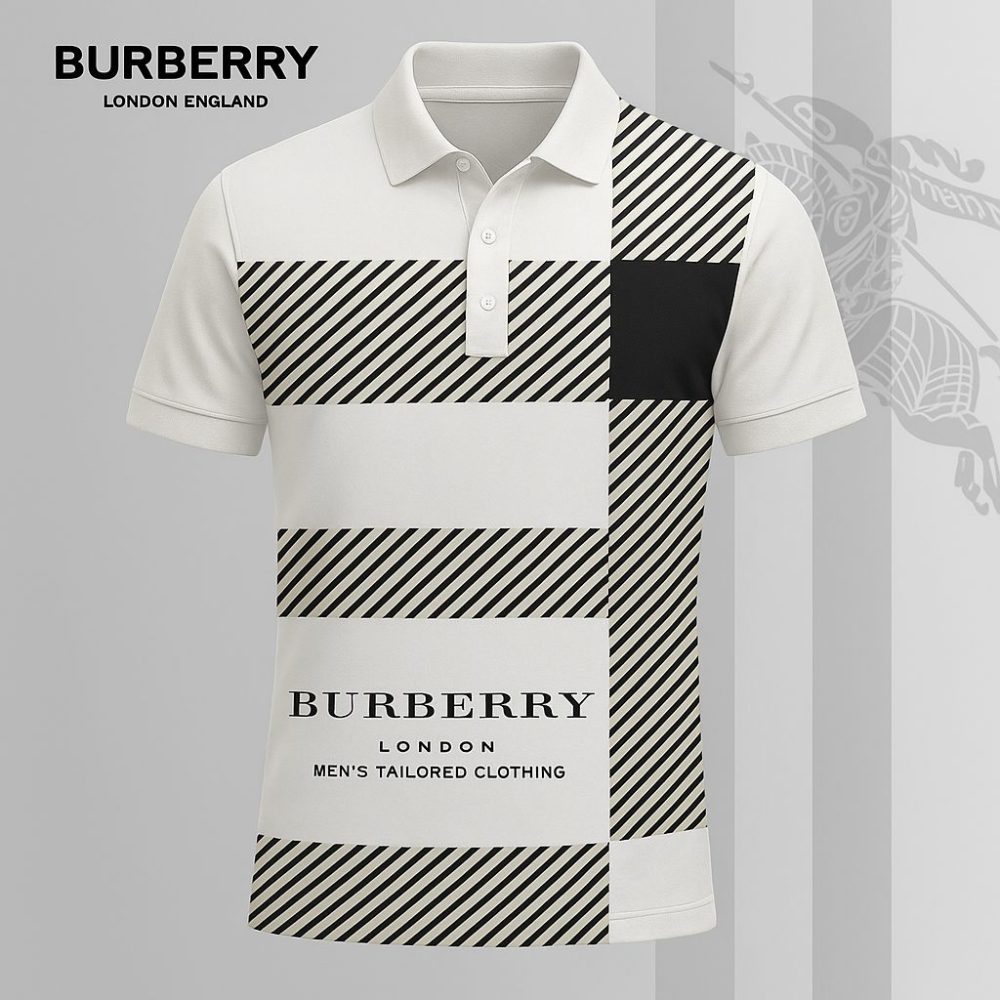 Burberry Printed Men'S Polo-Shirt-Lx-Bbr2025033