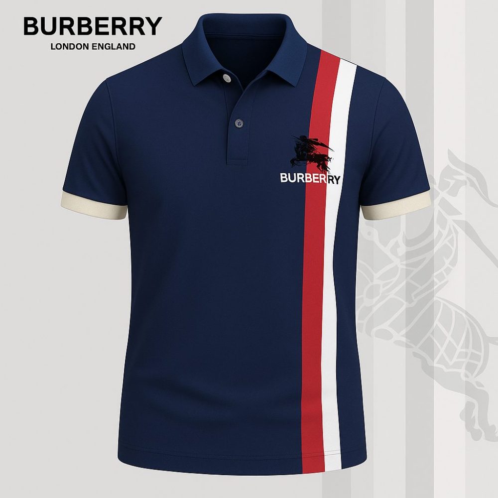 Burberry Printed Men'S Polo-Shirt-Lx-Bbr2025052