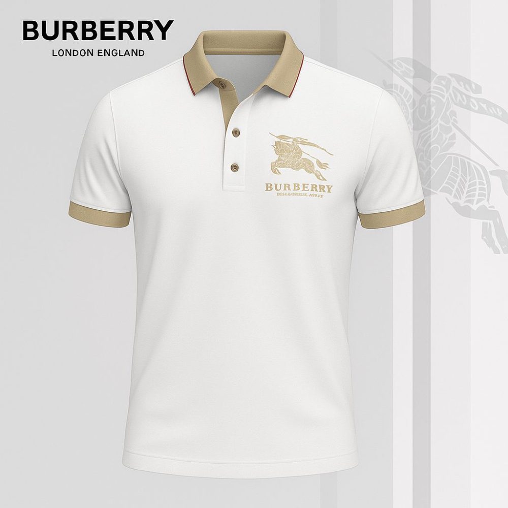 Burberry Printed Men'S Polo-Shirt-Lx-Bbr2025073