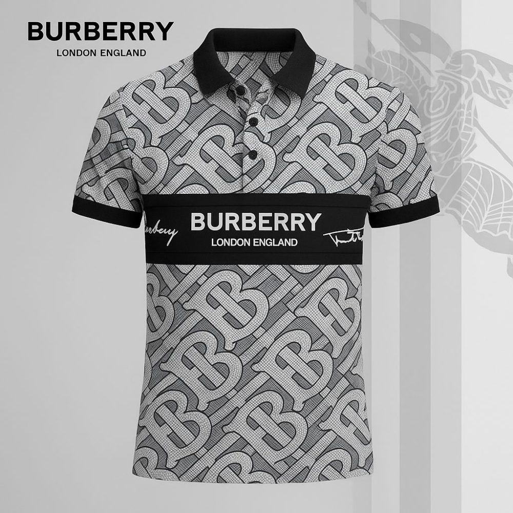 Burberry Printed Men'S Polo-Shirt-Lx-Bbr2025078