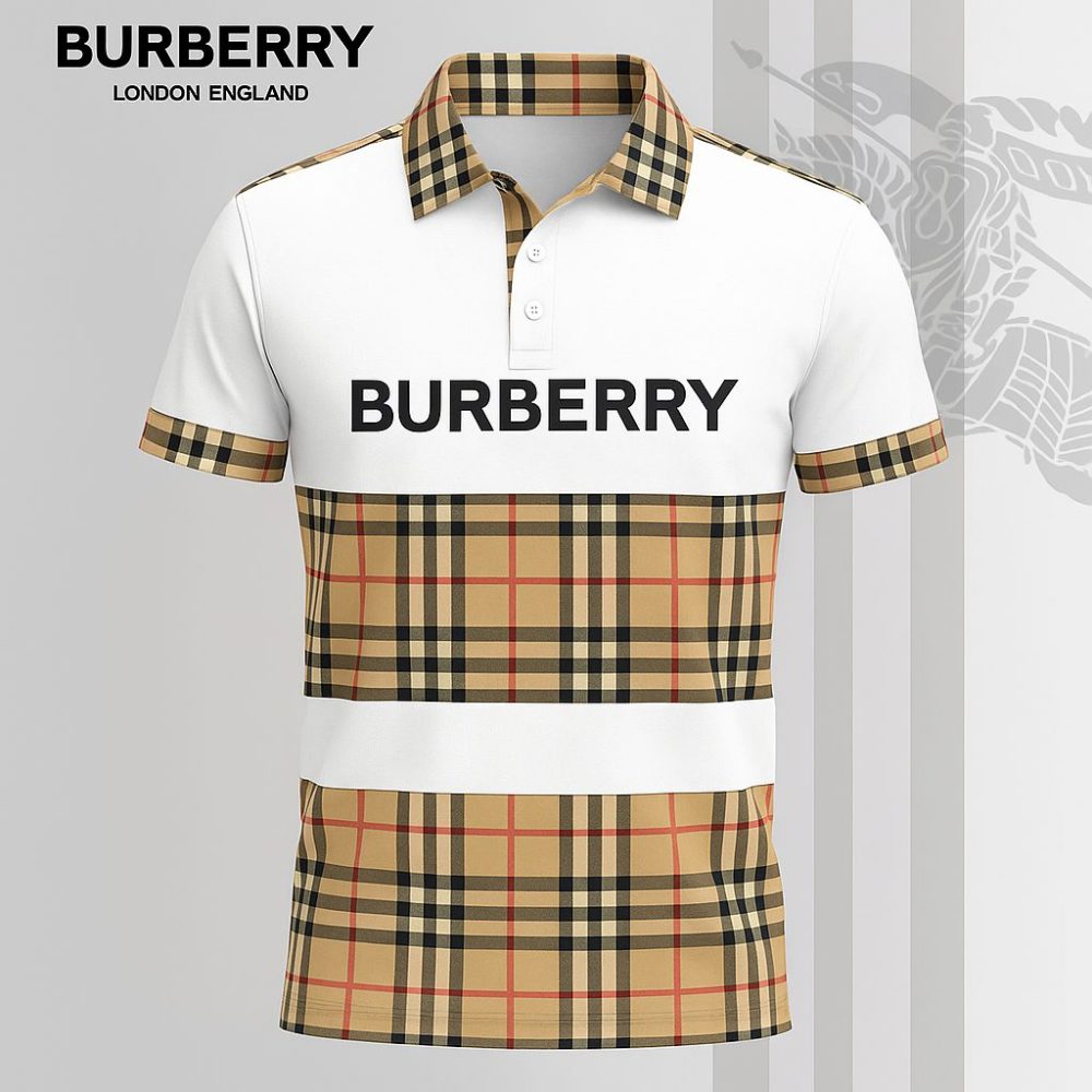 Burberry Printed Men'S Polo-Shirt-Lx-Bbr202508