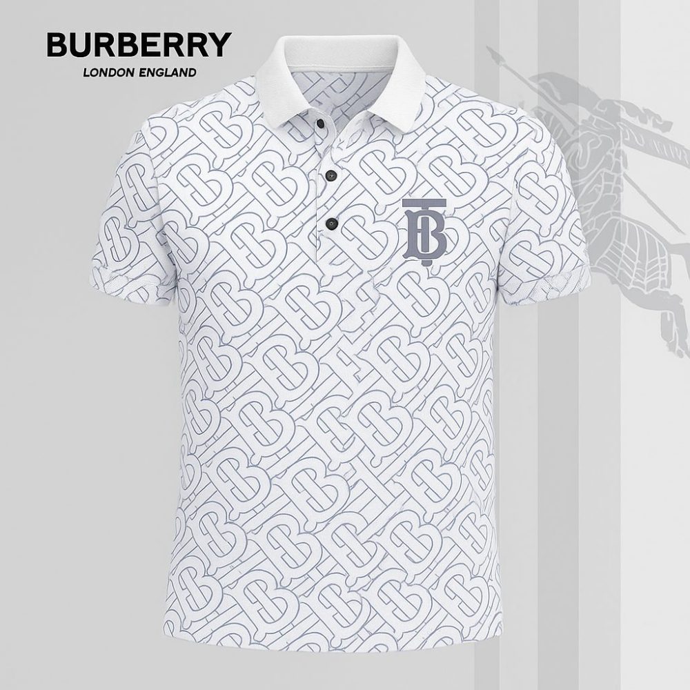 Burberry Printed Men'S Polo-Shirt-Lx-Bbr2025080