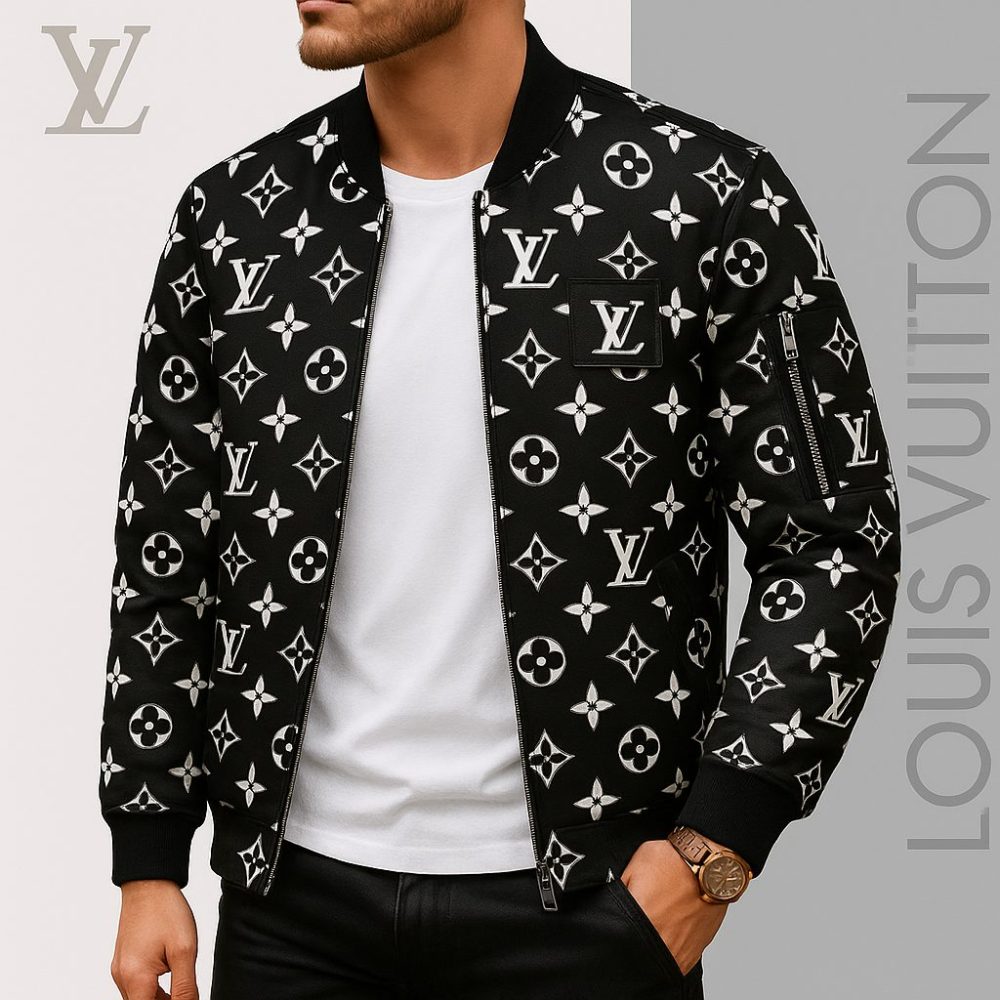 Limited Edition Louis Vuitton Bomber Jacket Unisex Lx-Jklv2025010