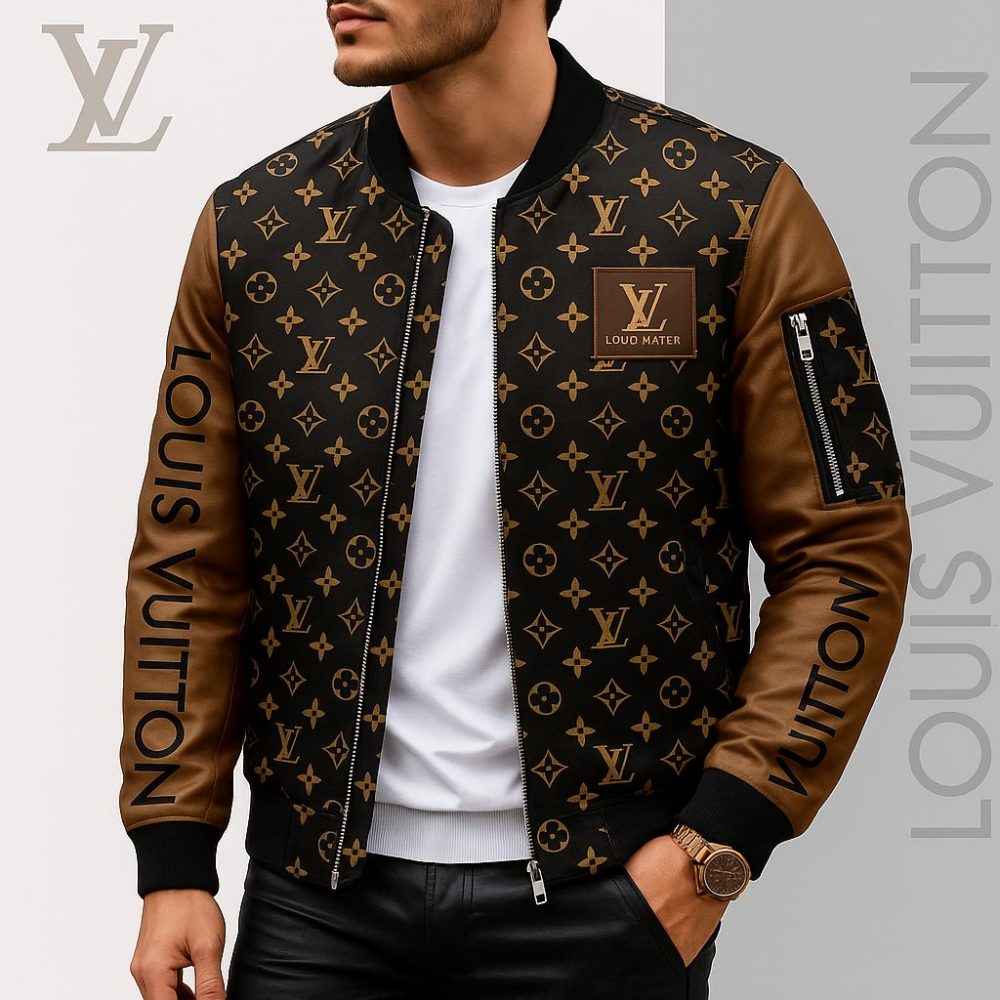 Limited Edition Louis Vuitton Bomber Jacket Unisex Lx-Jklv2025011
