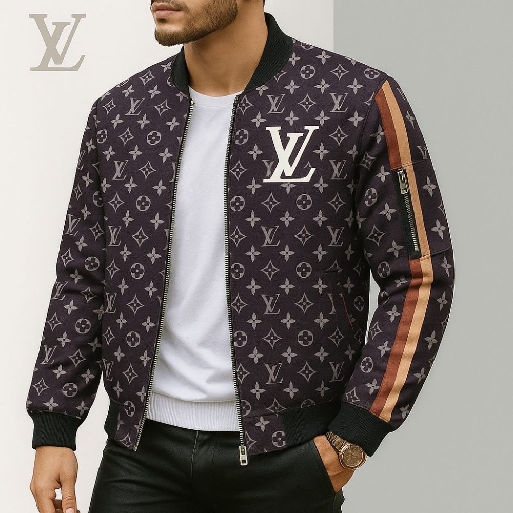 Limited Edition Louis Vuitton Bomber Jacket Unisex Lx-Jklv2025022