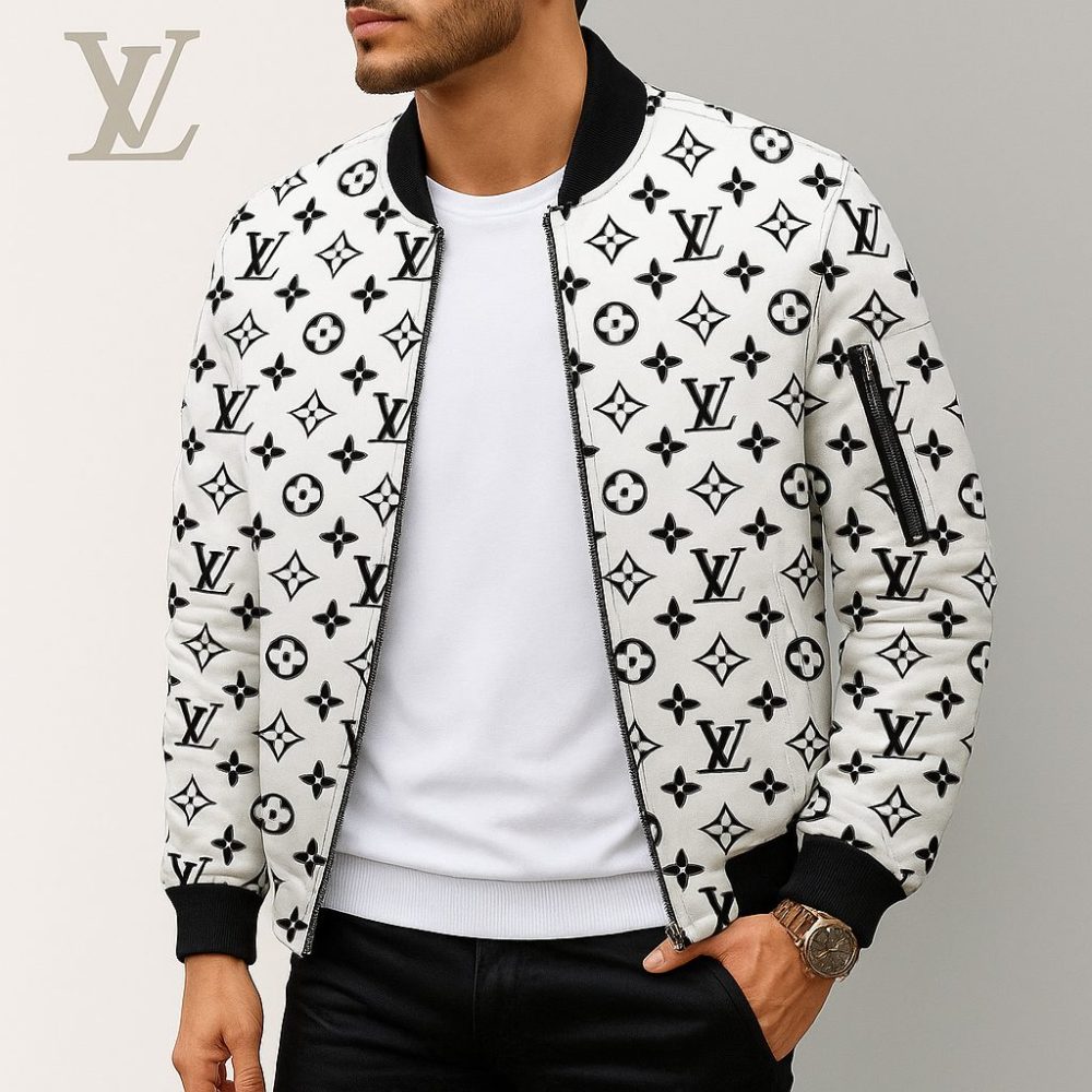Limited Edition Louis Vuitton Bomber Jacket Unisex Lx-Jklv2025024