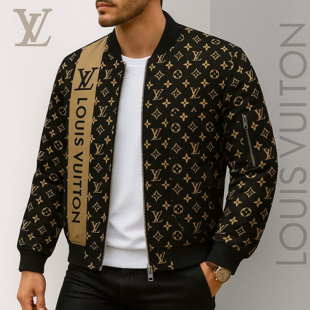 Limited Edition Louis Vuitton Bomber Jacket Unisex Lx-Jklv2025030