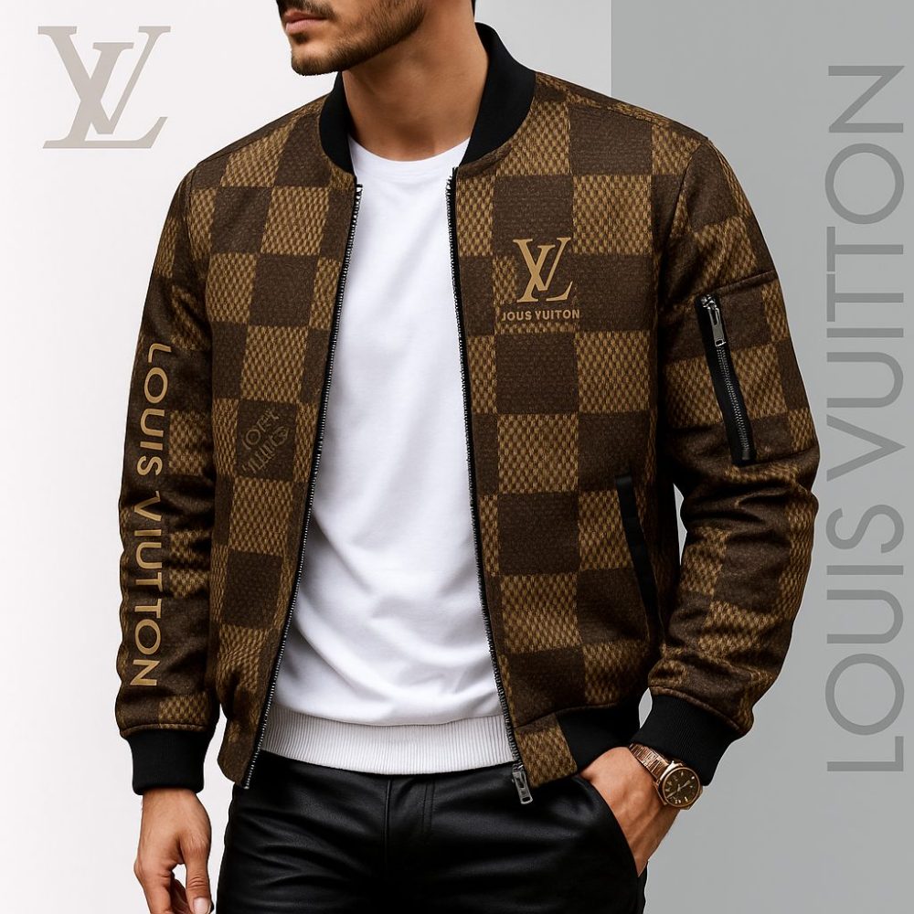Limited Edition Louis Vuitton Bomber Jacket Unisex Lx-Jklv2025034