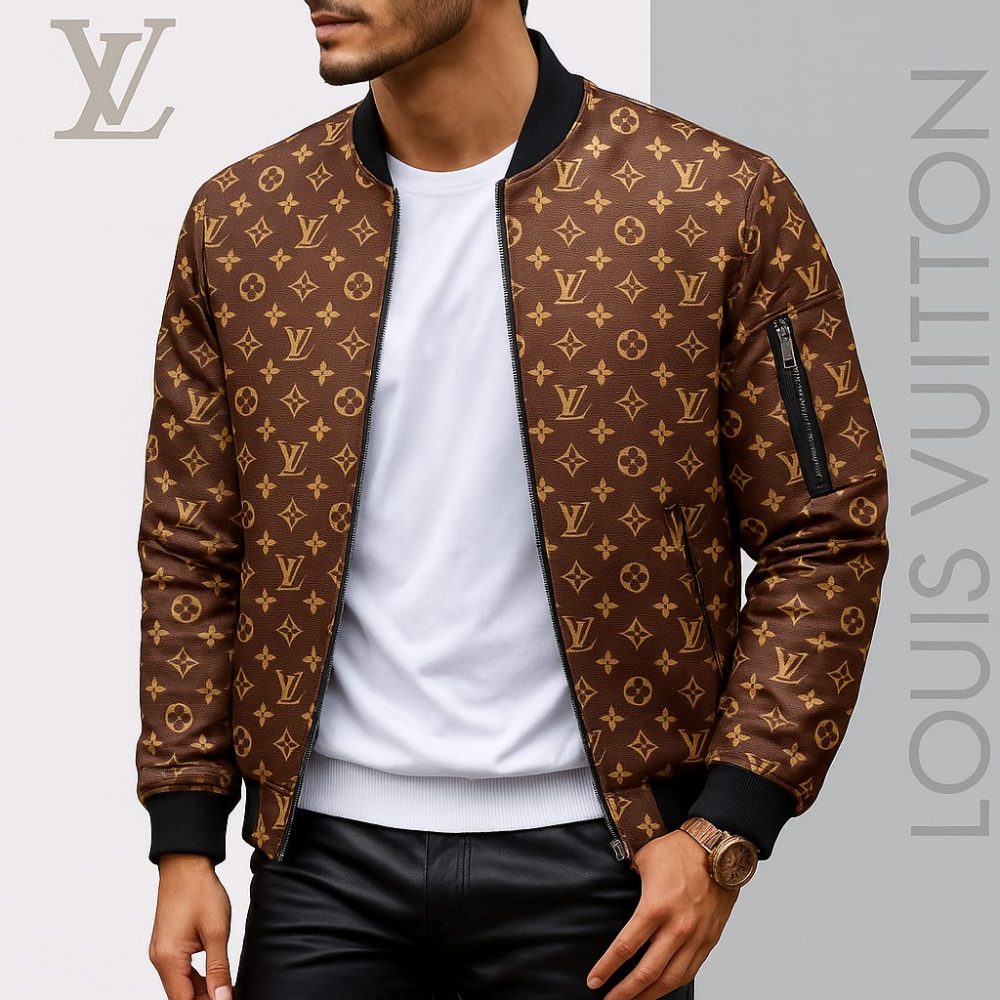 Limited Edition Louis Vuitton Bomber Jacket Unisex Lx-Jklv2025040