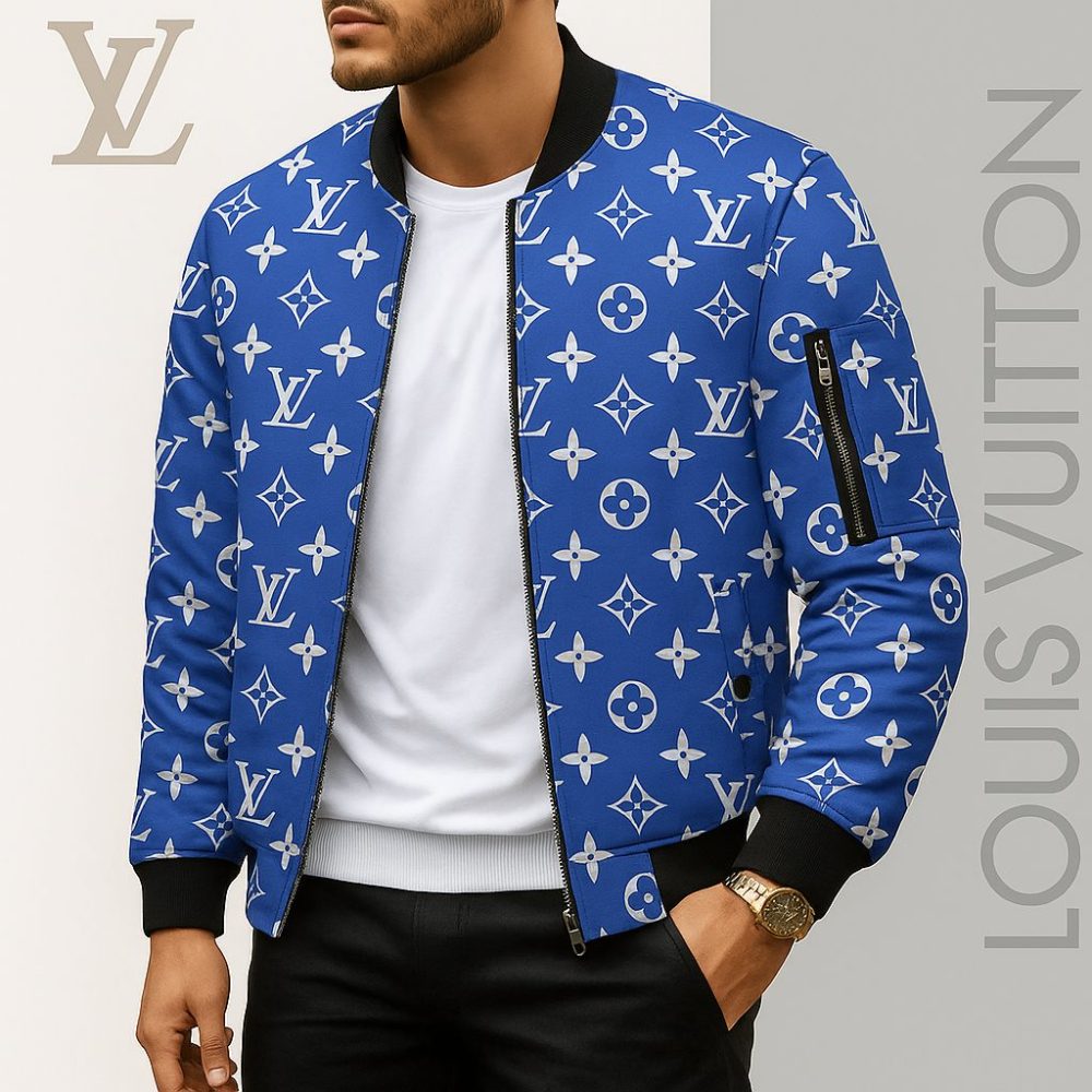 Limited Edition Louis Vuitton Bomber Jacket Unisex Lx-Jklv2025041