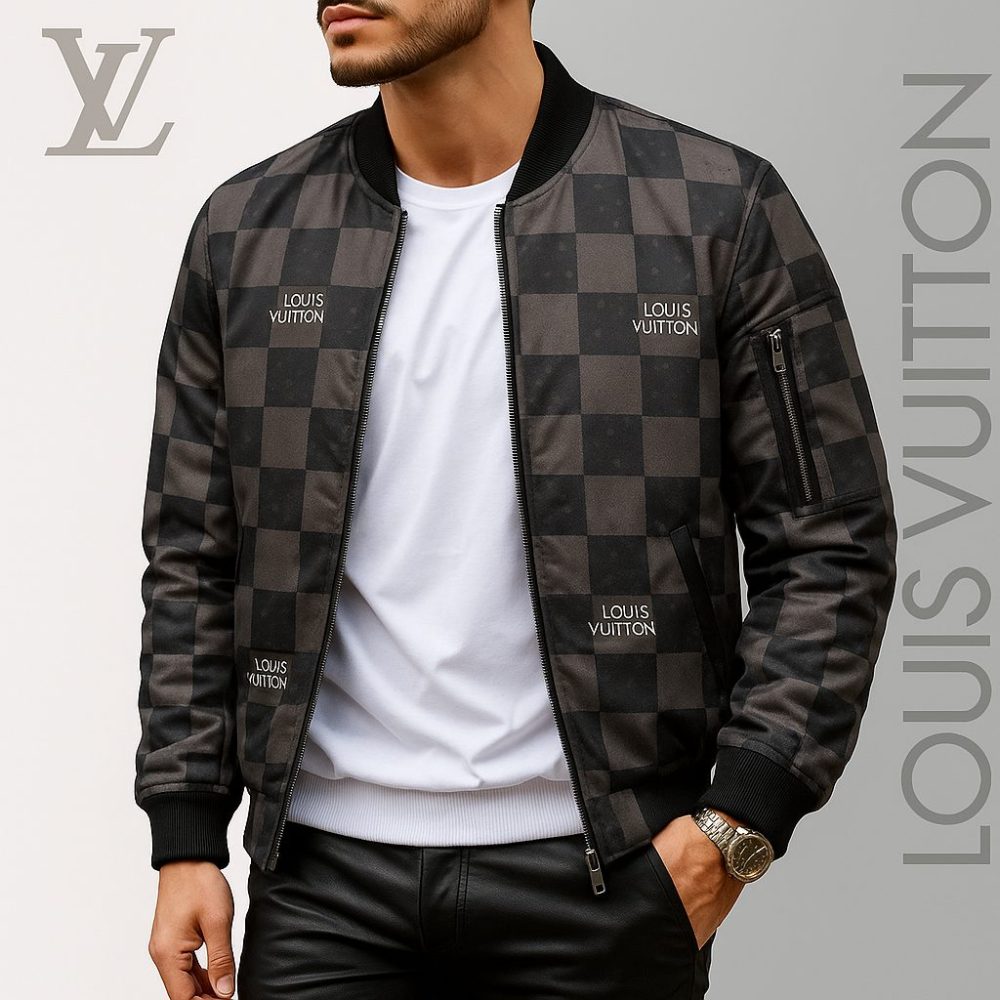 Limited Edition Louis Vuitton Bomber Jacket Unisex Lx-Jklv2025042