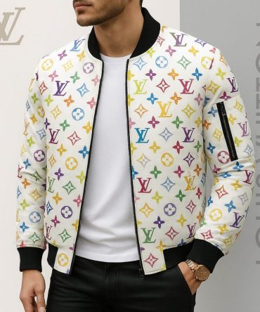 Limited Edition Louis Vuitton Bomber Jacket Unisex Lx-Jklv2025061