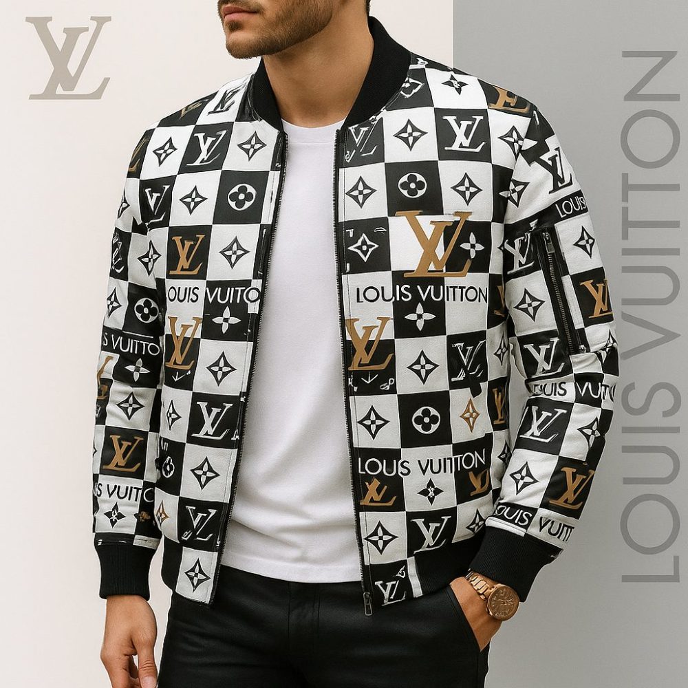 Limited Edition Louis Vuitton Bomber Jacket Unisex Lx-Jklv2025062