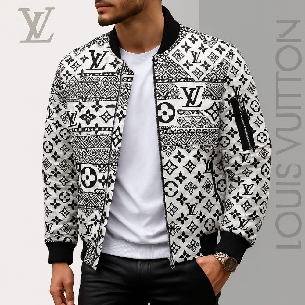 Limited Edition Louis Vuitton Bomber Jacket Unisex Lx-Jklv2025073