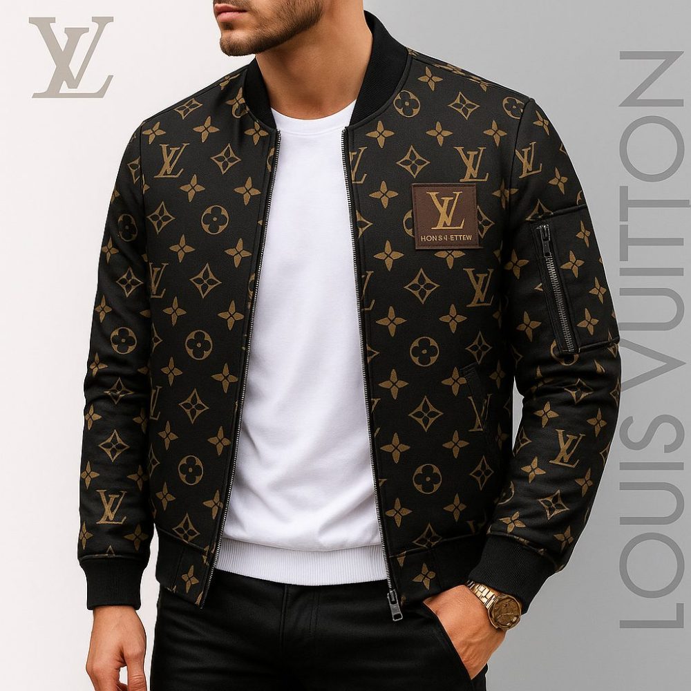 Limited Edition Louis Vuitton Bomber Jacket Unisex Lx-Jklv202508