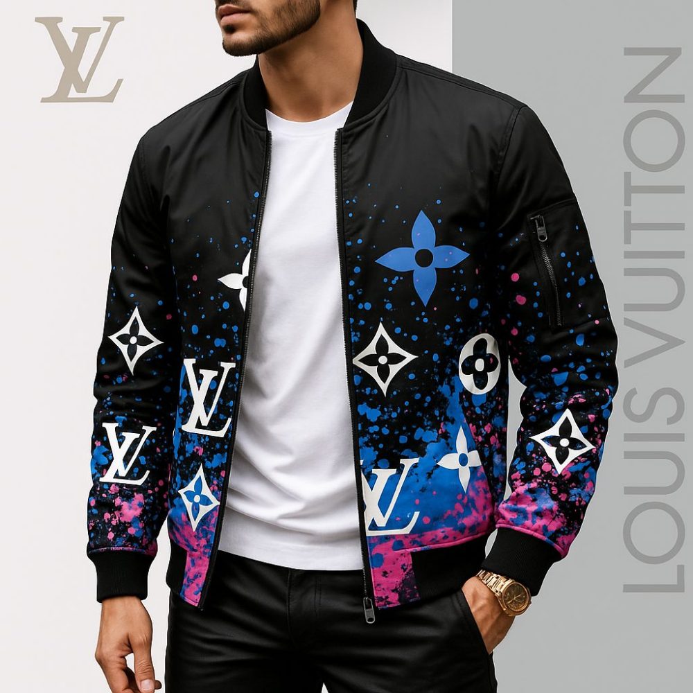 Limited Edition Louis Vuitton Bomber Jacket Unisex Lx-Jklv2025080