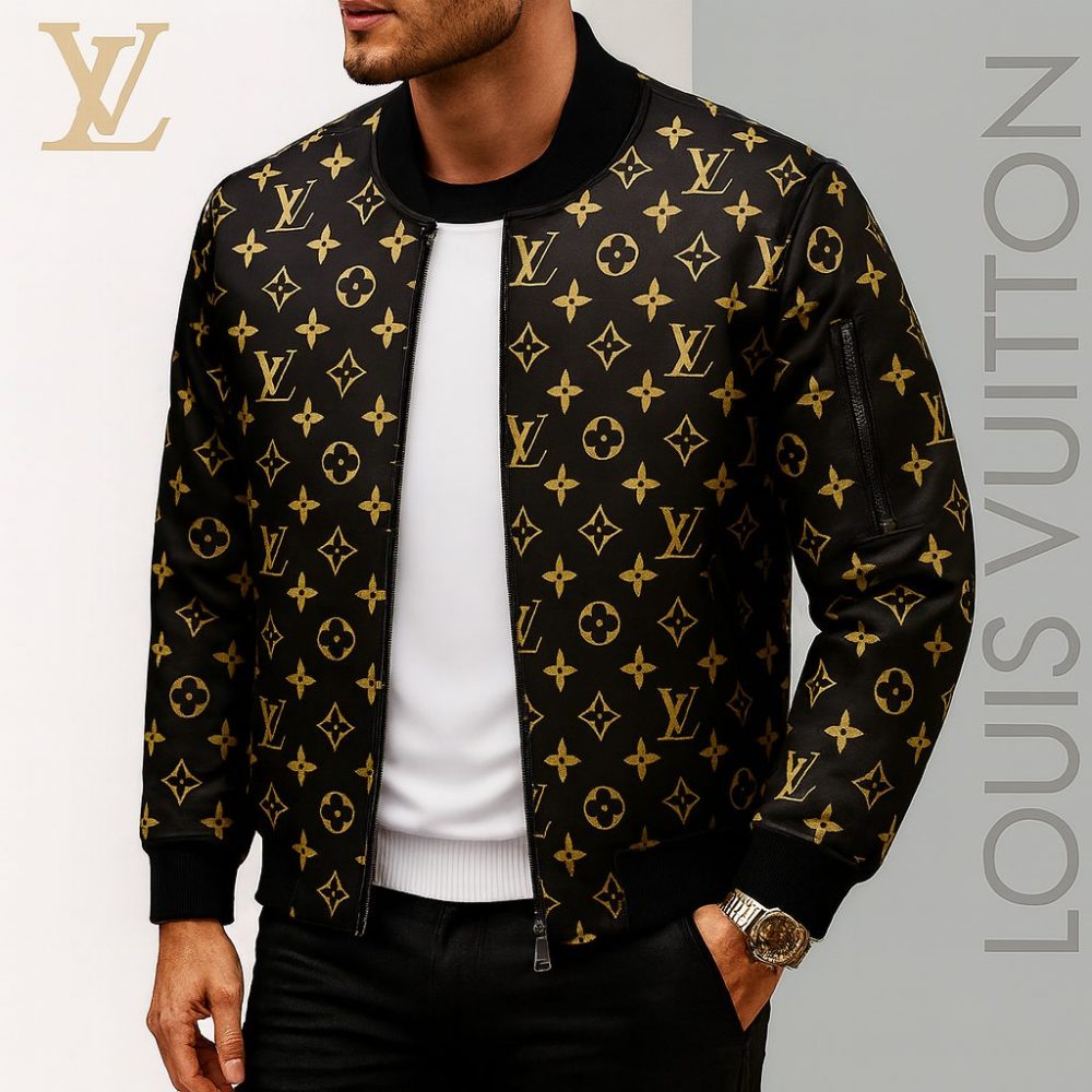 Limited Edition Louis Vuitton Bomber Jacket Unisex Lx-Jklv2025081
