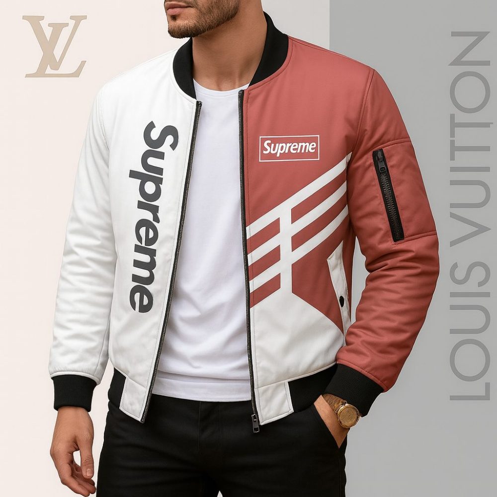 Limited Edition Louis Vuitton Bomber Jacket Unisex Lx-Jklv2025085
