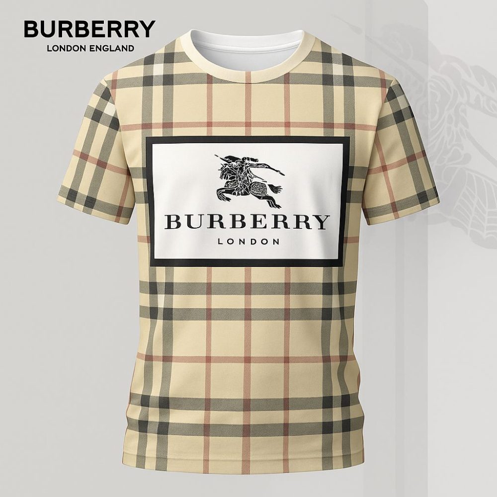 Luxury Brand Burberry 3D Hoodie T-Shirt 2026-Lx-Tsbbr2025011