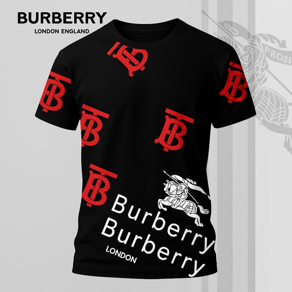 Luxury Brand Burberry 3D Hoodie T-Shirt 2026-Lx-Tsbbr2025016