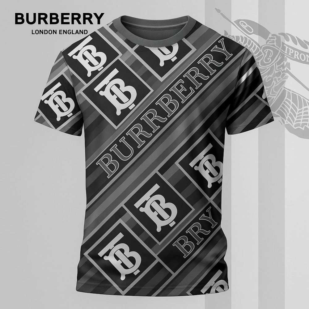 Luxury Brand Burberry 3D Hoodie T-Shirt 2026-Lx-Tsbbr2025023