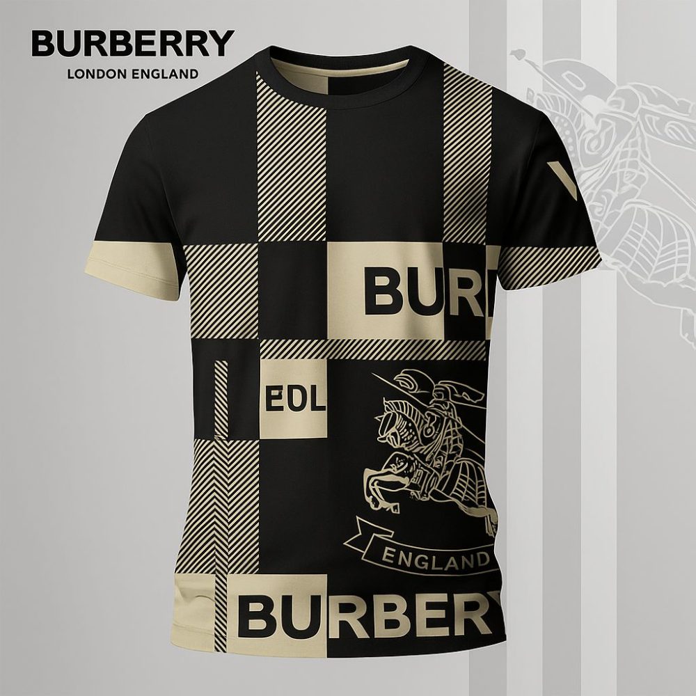 Luxury Brand Burberry 3D Hoodie T-Shirt 2026-Lx-Tsbbr2025026