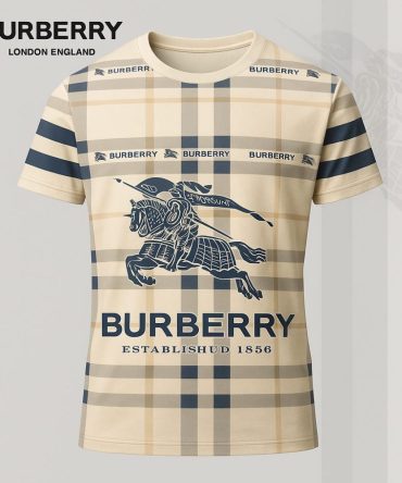 Luxury Brand Burberry 3D Hoodie T-Shirt 2026-Lx-Tsbbr2025035