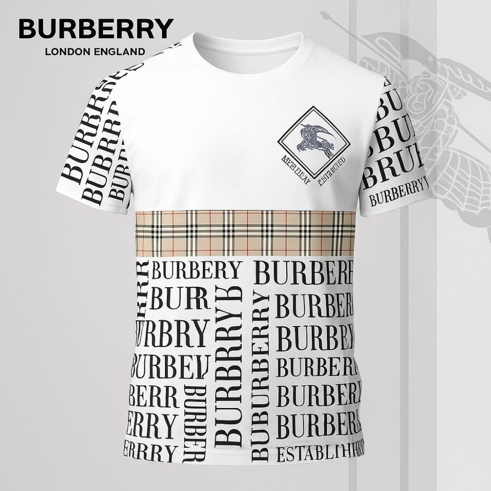 Luxury Brand Burberry 3D Hoodie T-Shirt 2026-Lx-Tsbbr2025043