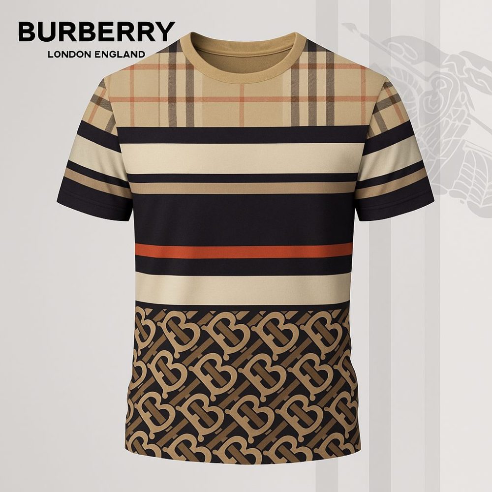 Luxury Brand Burberry 3D Hoodie T-Shirt 2026-Lx-Tsbbr2025088