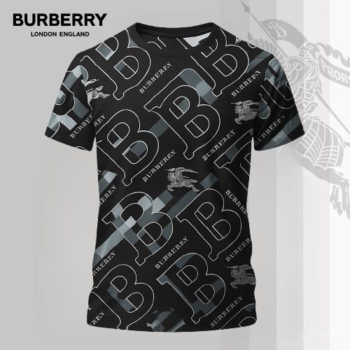 Luxury Brand Burberry 3D Hoodie T-Shirt 2026-Lx-Tsbbr2025094