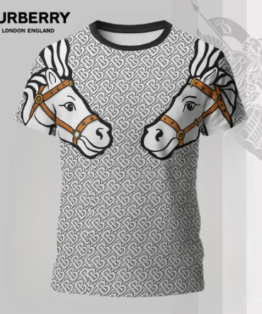 Luxury Brand Burberry 3D Hoodie T-Shirt 2026-Lx-Tsbbr2025095